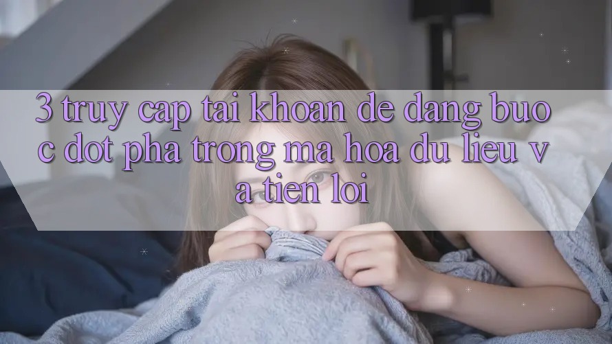 3. Truy cập tài khoản Dễ Dàng - Bước Đột Phá Trong Mã hóa dữ liệu Và Tiện Lợi