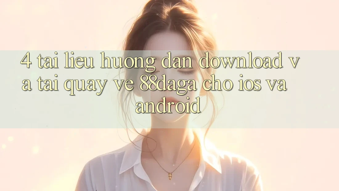 4. Tài liệu hướng dẫn Download Và Tải quay về 88daga Cho iOS Và Android 4. Tài liệu hướng dẫn Download Và Tải quay về 88daga Cho iOS Và Android