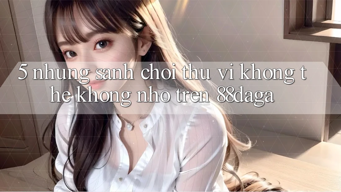 5. Những Sảnh Chơi Thú vị Không Thể Không nhớ Trên 88daga 5. Những Sảnh Chơi Thú vị Không Thể Không nhớ Trên 88daga