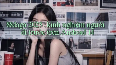 88daga 2025 kinh nghiệm người đi trước trên Android 14