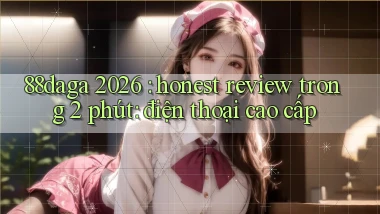 88daga 2026 honest review trong 2 phút điện thoại cao cấp