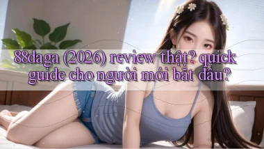 88daga (2026) review thật quick guide cho người mới bắt đầu