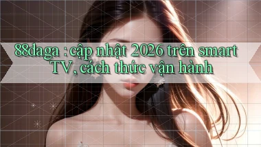 88daga cập nhật 2026 trên smart TV, cách thức vận hành