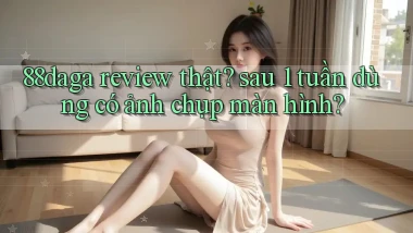 88daga review thật sau 1 tuần dùng có ảnh chụp màn hình