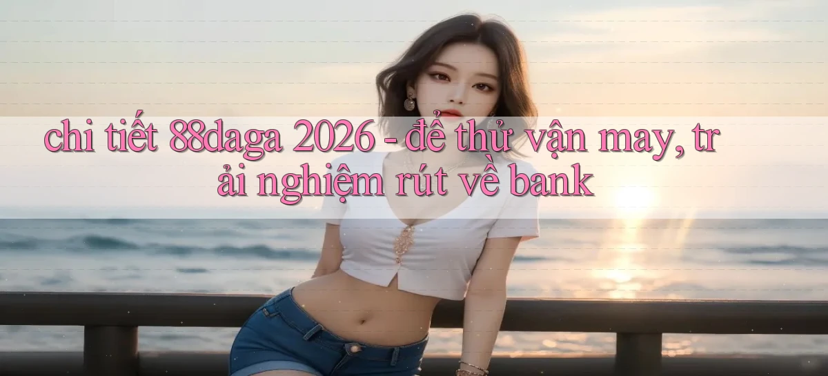 chi tiết 88daga 2026   để thử vận may, trải nghiệm rút về bank