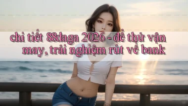 chi tiết 88daga 2026   để thử vận may, trải nghiệm rút về bank