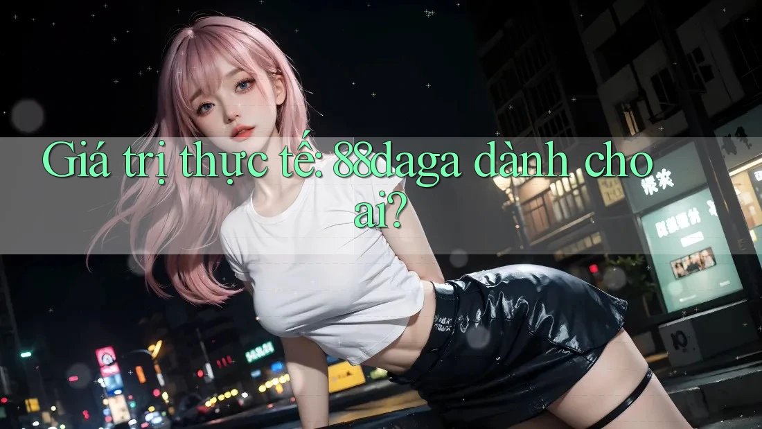 Giá trị thực tế: 88daga dành cho ai? Giá trị thực tế: 88daga dành cho ai?