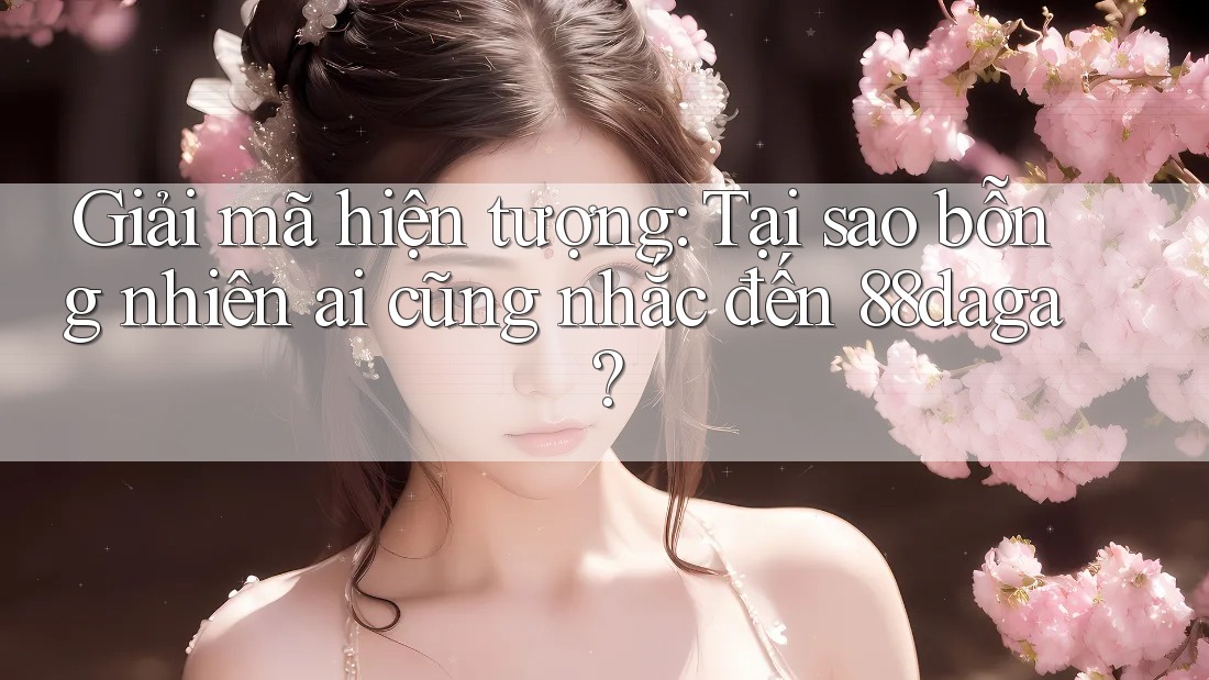 Giải mã hiện tượng: Tại sao bỗng nhiên ai cũng nhắc đến 88daga? Giải mã hiện tượng: Tại sao bỗng nhiên ai cũng nhắc đến 88daga?