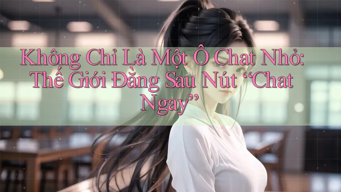 Không Chỉ Là Một Ô Chat Nhỏ: Thế Giới Đằng Sau Nút “Chat Ngay” Không Chỉ Là Một Ô Chat Nhỏ: Thế Giới Đằng Sau Nút “Chat Ngay”