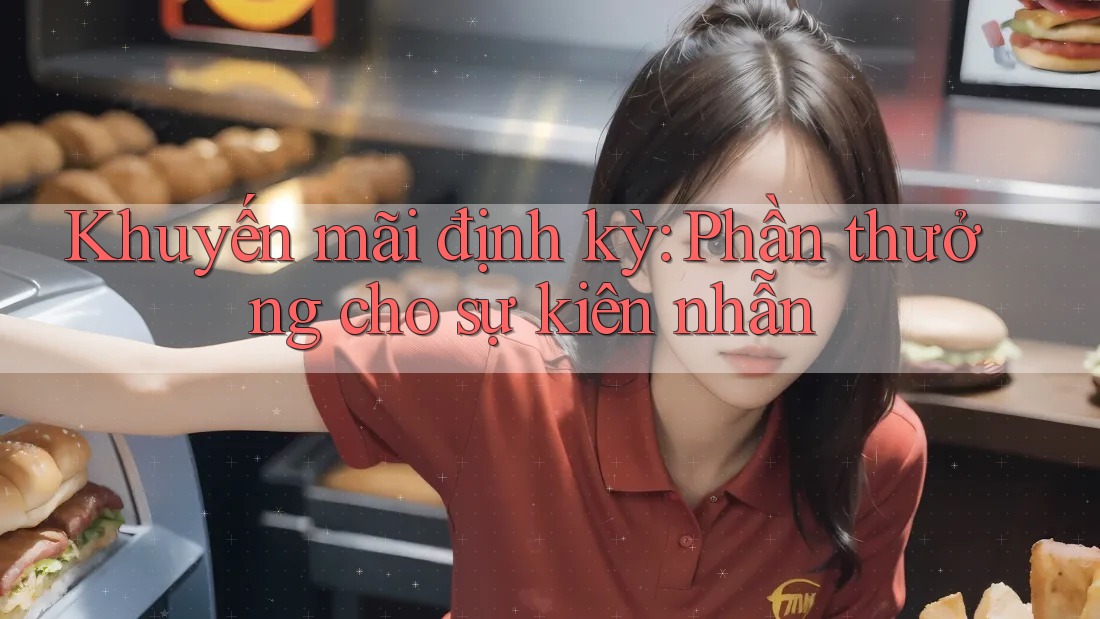 Khuyến mãi định kỳ: Phần thưởng cho sự kiên nhẫn Khuyến mãi định kỳ: Phần thưởng cho sự kiên nhẫn