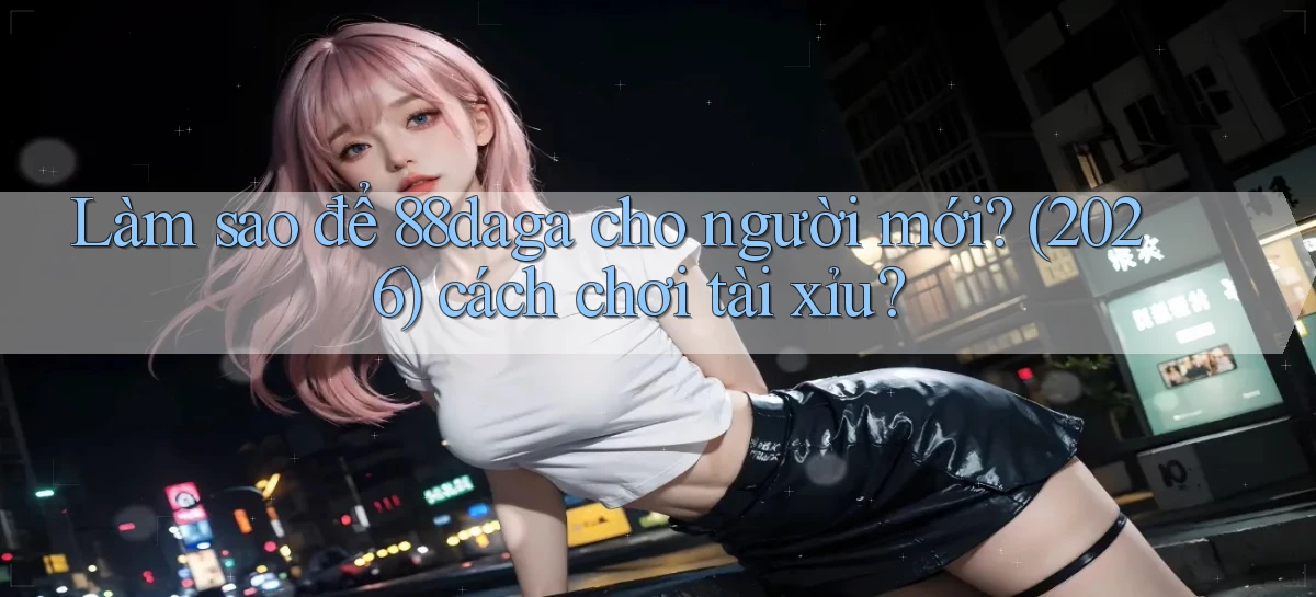 Làm sao để 88daga cho người mới (2026) cách chơi tài xỉu