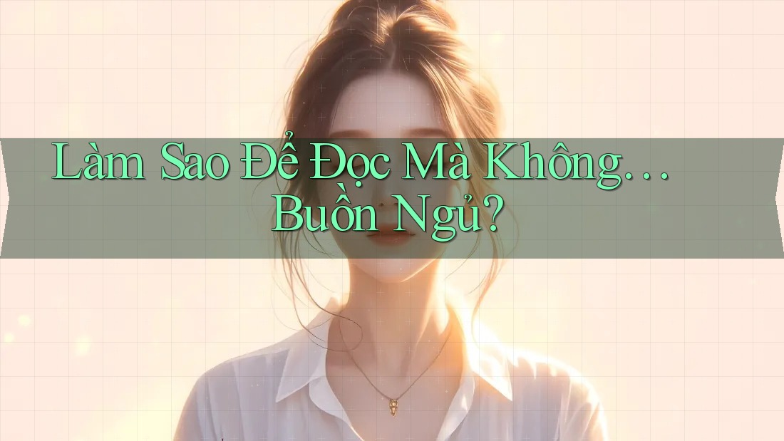 Làm Sao Để Đọc Mà Không… Buồn Ngủ? Làm Sao Để Đọc Mà Không… Buồn Ngủ?