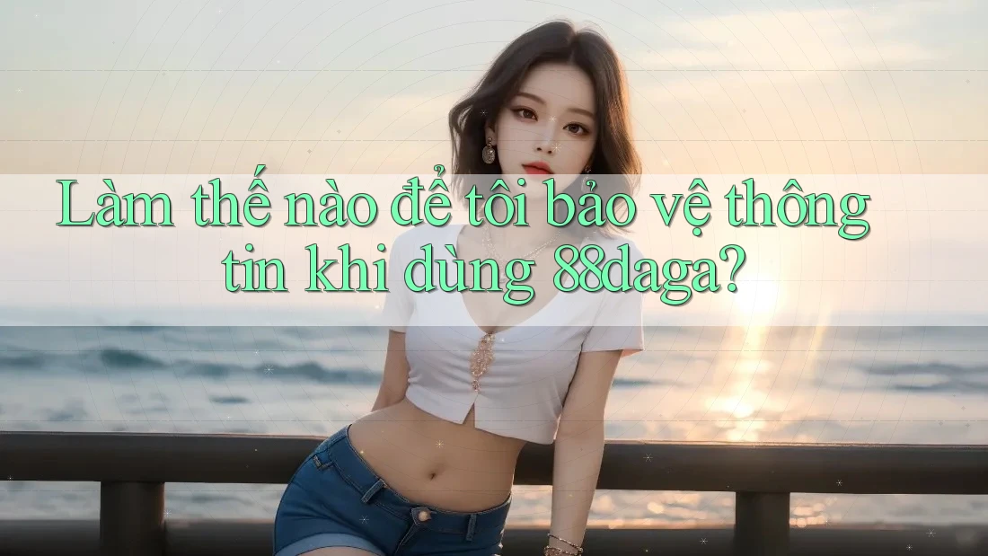 Làm thế nào để tôi bảo vệ thông tin khi dùng 88daga?