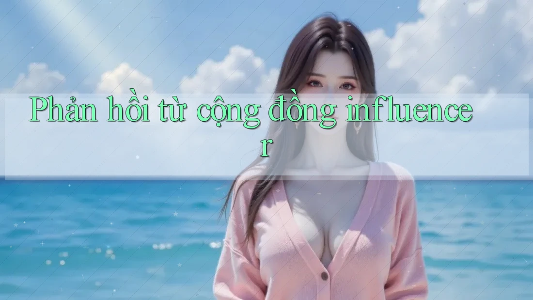 Phản hồi từ cộng đồng influencer Phản hồi từ cộng đồng influencer