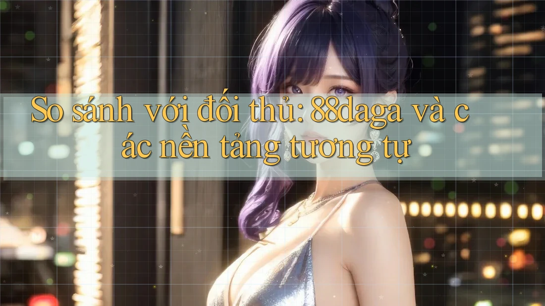 So sánh với đối thủ: 88daga và các nền tảng tương tự So sánh với đối thủ: 88daga và các nền tảng tương tự