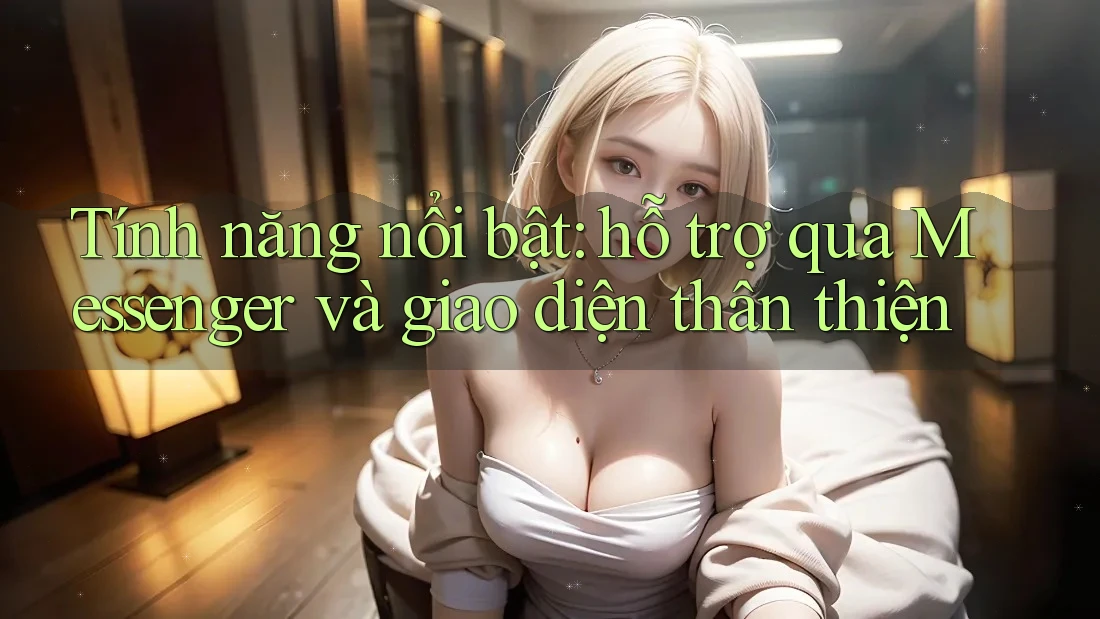Tính năng nổi bật: hỗ trợ qua Messenger và giao diện thân thiện