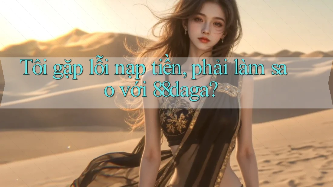 Tôi gặp lỗi nạp tiền, phải làm sao với 88daga? Tôi gặp lỗi nạp tiền, phải làm sao với 88daga?