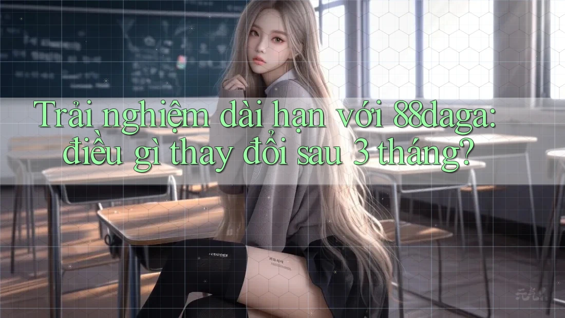 Trải nghiệm dài hạn với 88daga: điều gì thay đổi sau 3 tháng? Trải nghiệm dài hạn với 88daga: điều gì thay đổi sau 3 tháng?