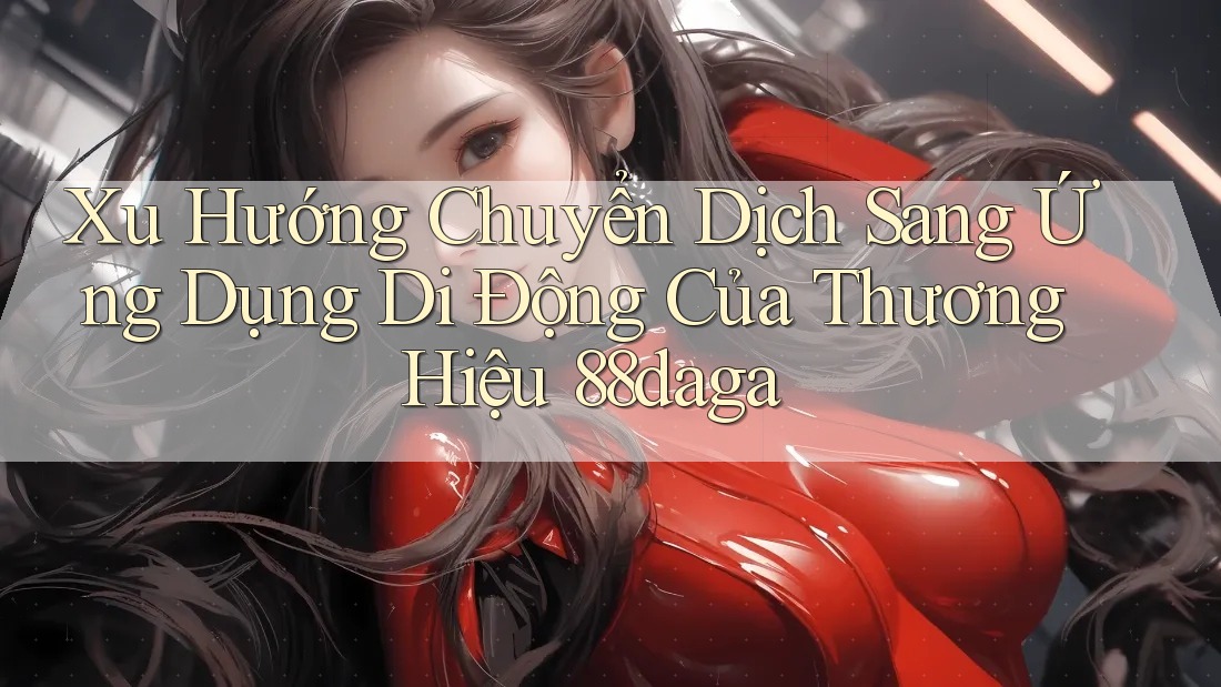 Xu Hướng Chuyển Dịch Sang Ứng Dụng Di Động Của Thương Hiệu 88daga Xu Hướng Chuyển Dịch Sang Ứng Dụng Di Động Của Thương Hiệu 88daga